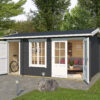 Wrexham 2 log cabin - garden office