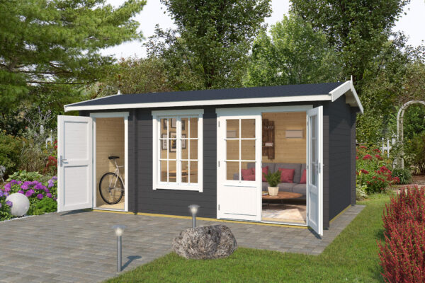 Wrexham 2 log cabin - garden office