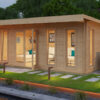 Barbados 6 log cabin - garden office