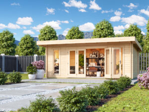 Sussex 2 log cabin - garden office