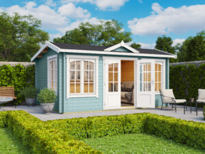 Windsor 44 log cabin - garden office