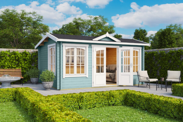 Windsor 44 log cabin - garden office