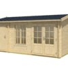Wrexham 2 log cabin - Graden office and shed