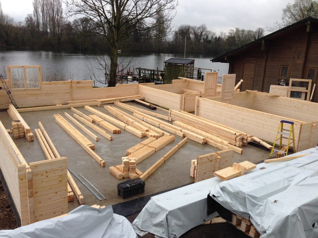 Windows and doors in position