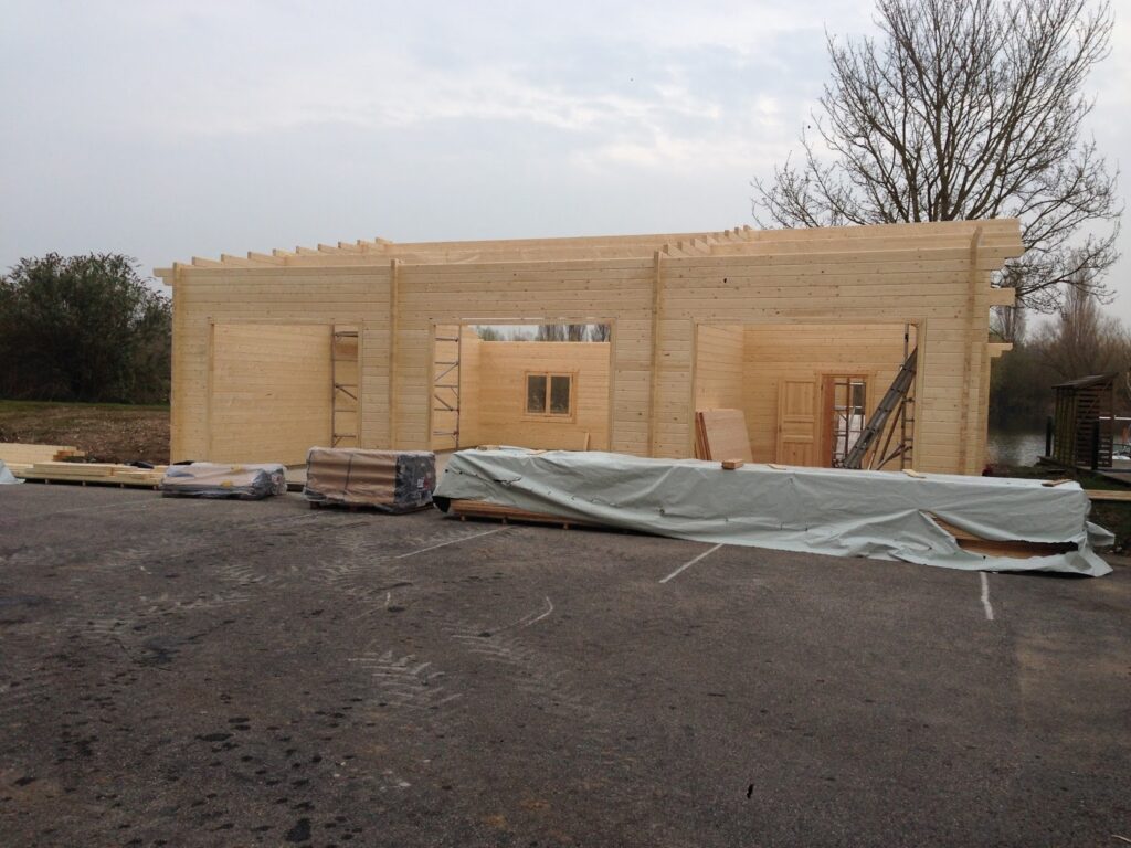 Roof purlins and walls complete